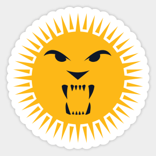 Sunburst Cat Sticker